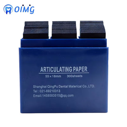 Dental Articulating Paper Blue Strips Dental Lab Products Oral Dentist Teeth Care Whitening Material Tool 55*18Mm 300PCS