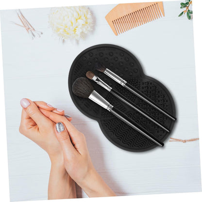 Makeup Brush Cleaning Pad Makeup Tools Cleaner Mat Silicone Cleaning Pad for Home