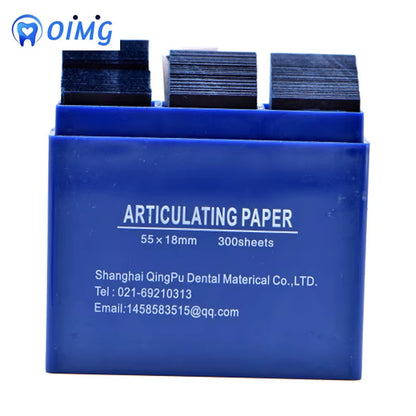 Dental Articulating Paper Blue Strips Dental Lab Products Oral Dentist Teeth Care Whitening Material Tool 55*18Mm 300PCS